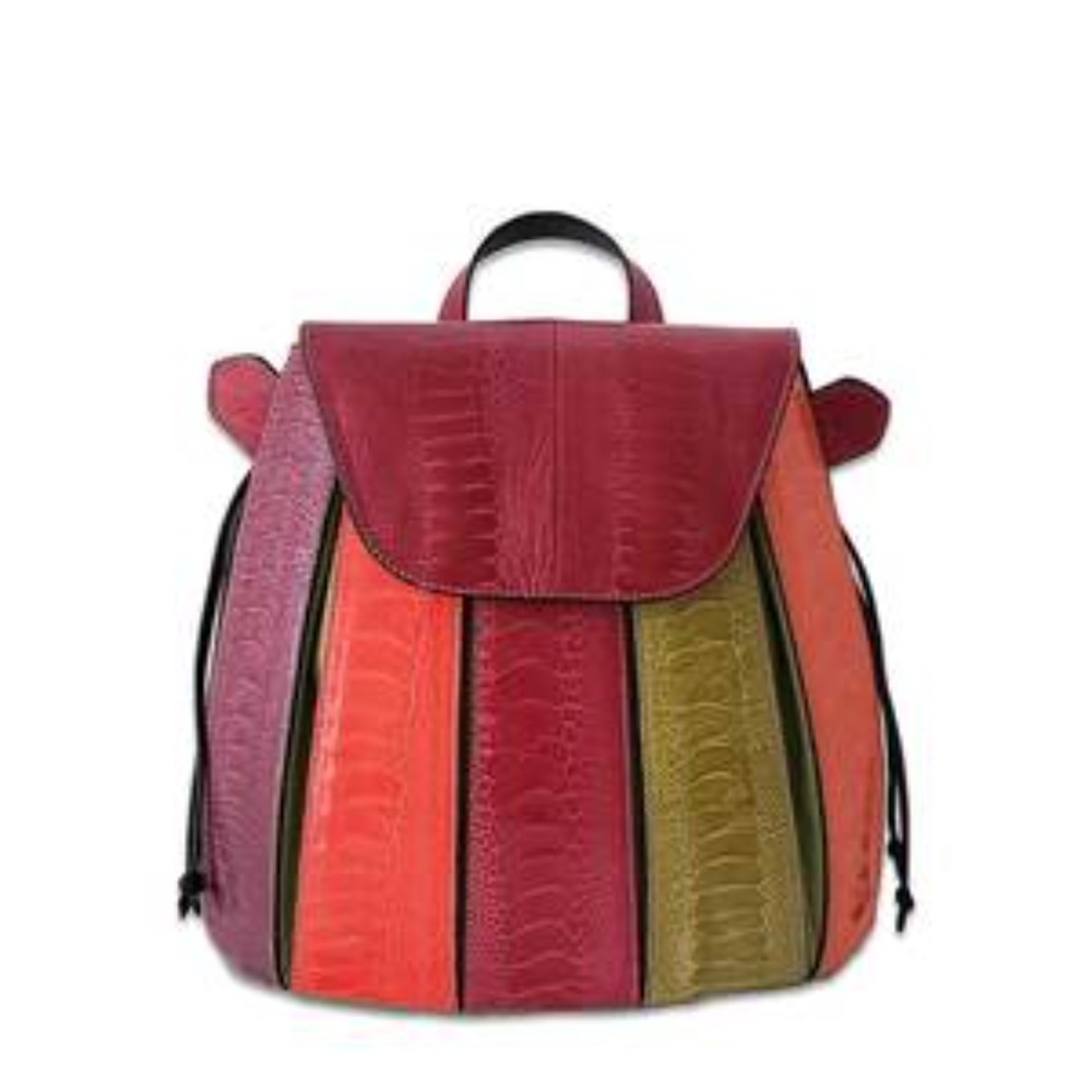 Ostrich BACKPACK - Quality Leather Shoulder Bag Purse - Picture 9 of 14